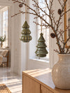 Juletre porselen - Green MIX
