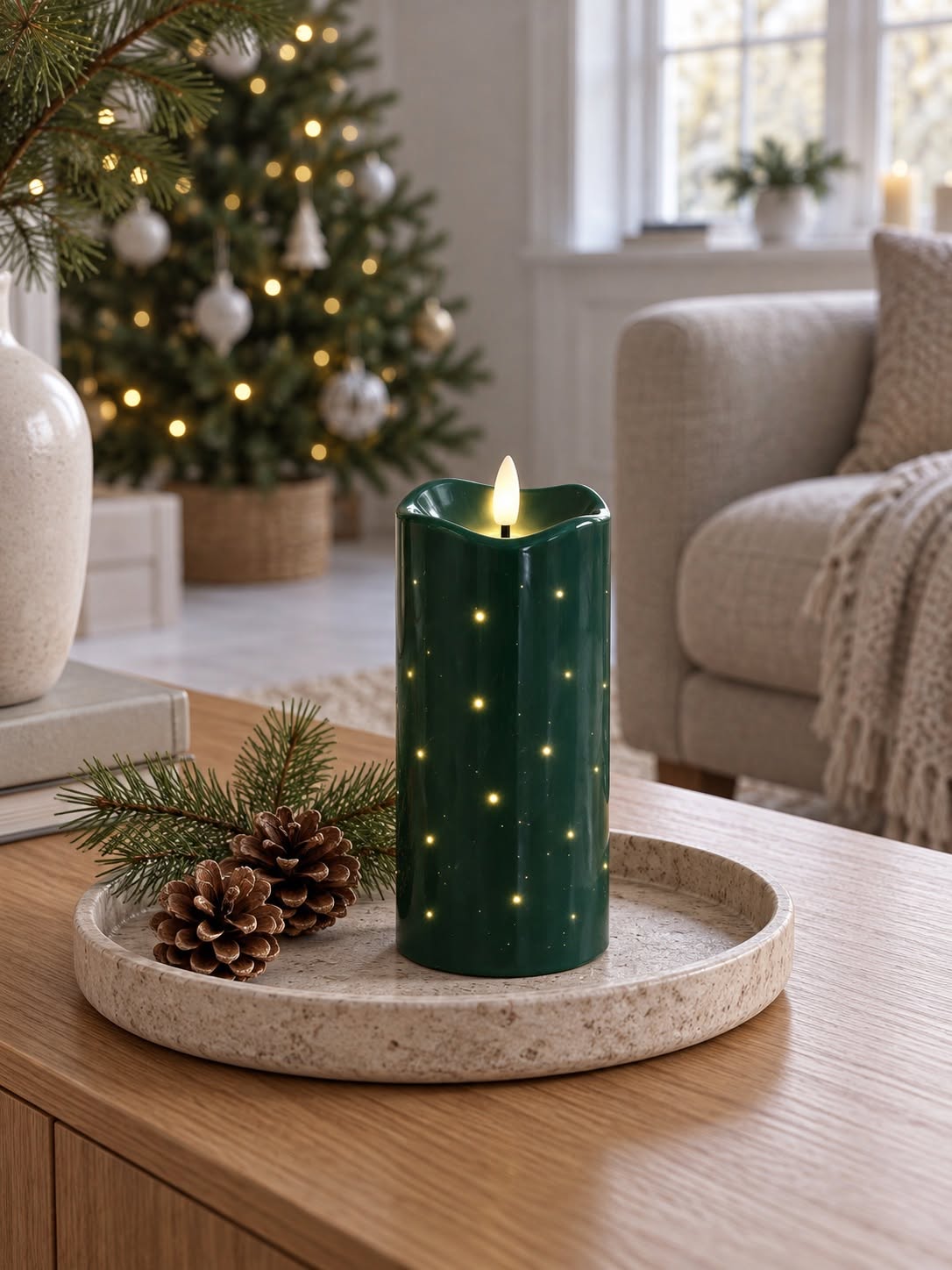 LED Blokklys TWINKLE grønn