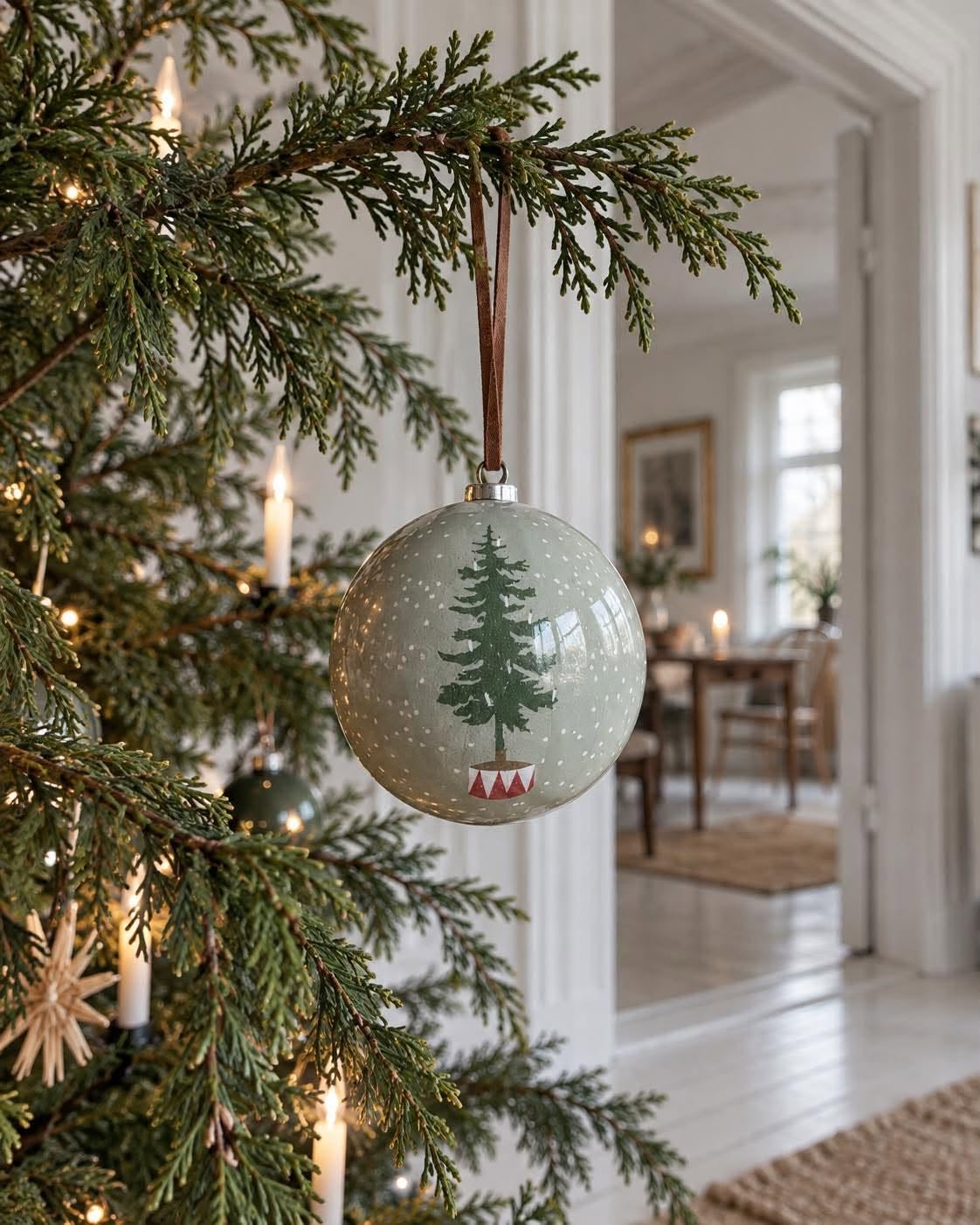 Julekule Dia. 8cm – Juletrepynt