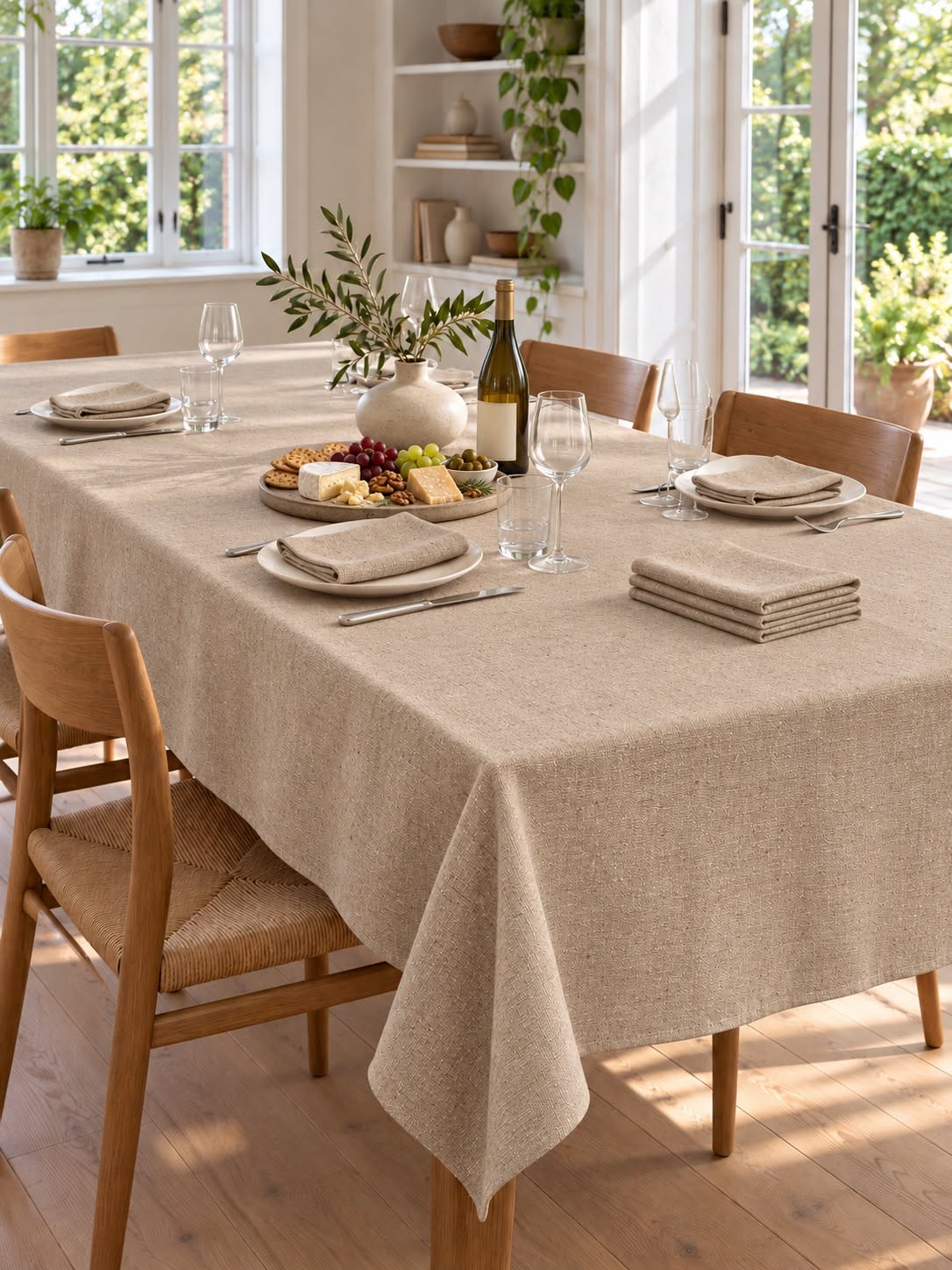 Munnservietter 4 stk - Beige