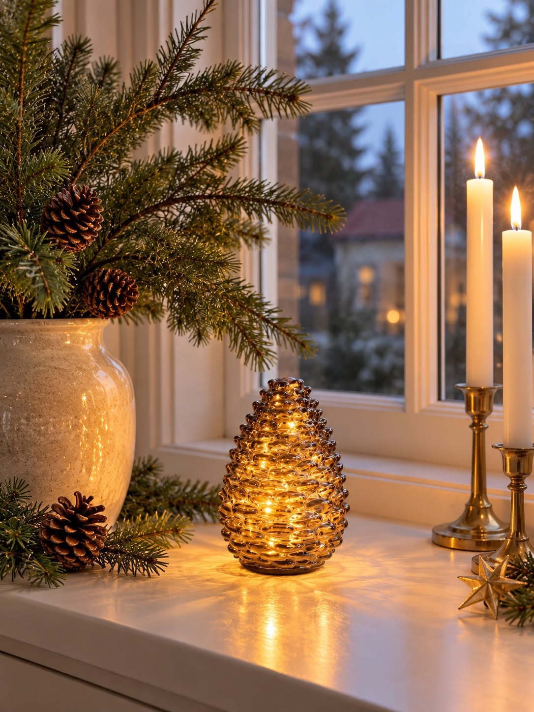 Kogle med LED lys