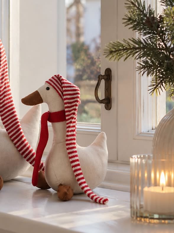 Juleand med lue - Small