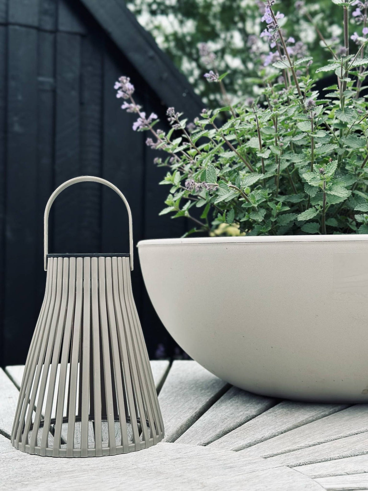 Lykt med solceller 14cm - Flere fargevalg