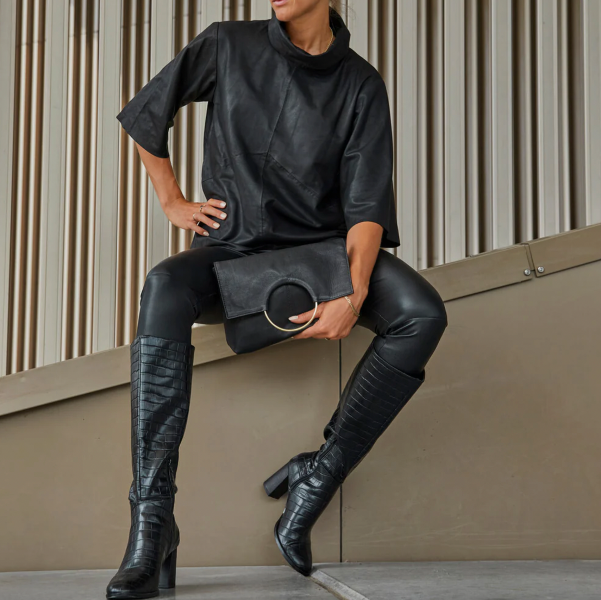 Stilfull clutch - Svart