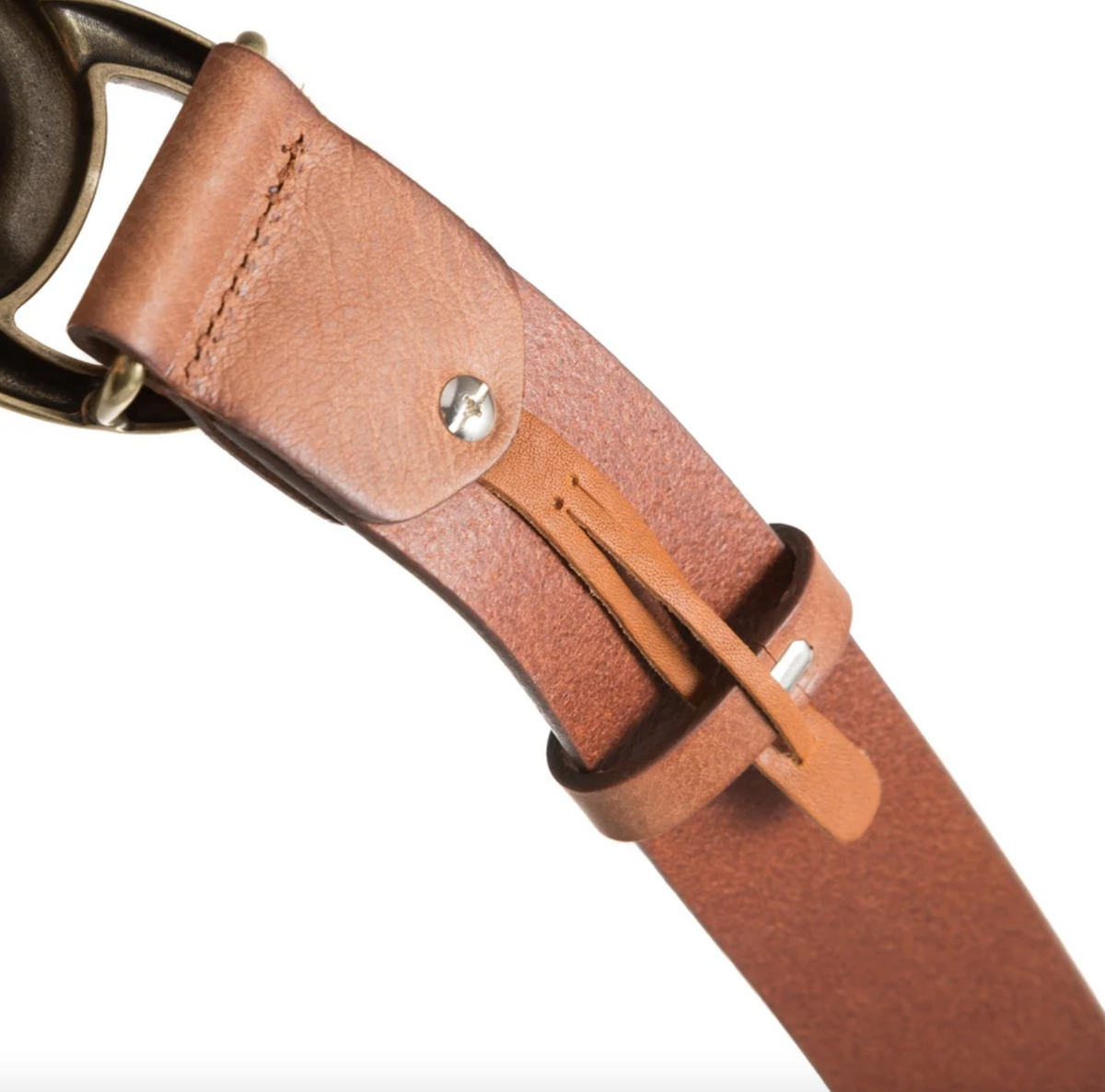 Jeansbelte - Cognac