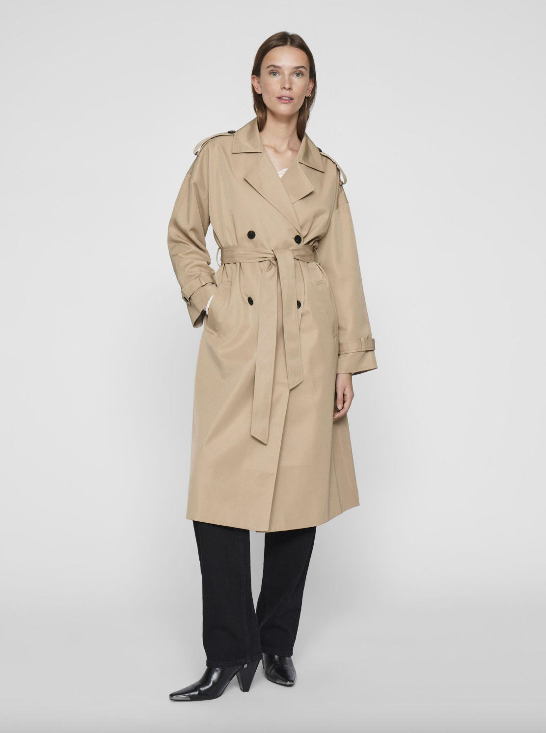 Lang trenchcoat - Savannah Tan