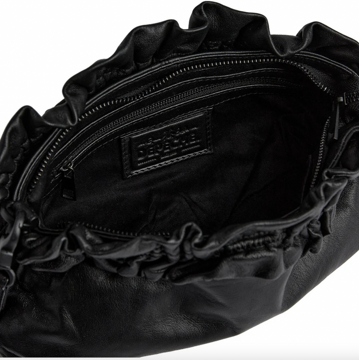 Clutch med volanger Nero