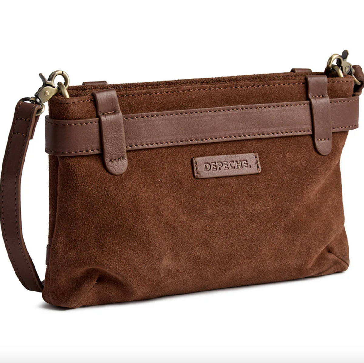 Clutch ruskinn - Cognac