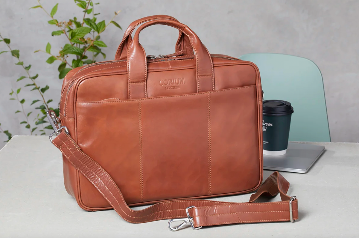Laptopveske MELLO ITALY - Cognac