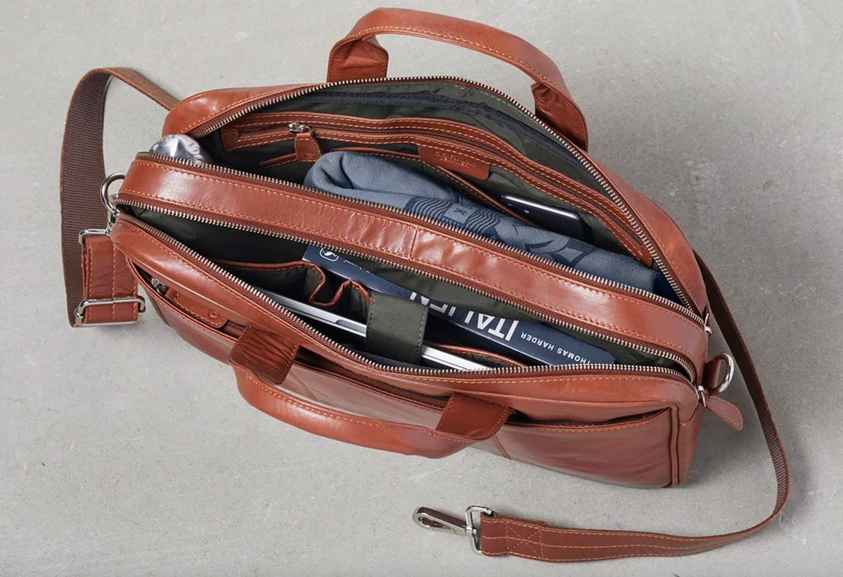 Laptopveske MELLO ITALY - Cognac
