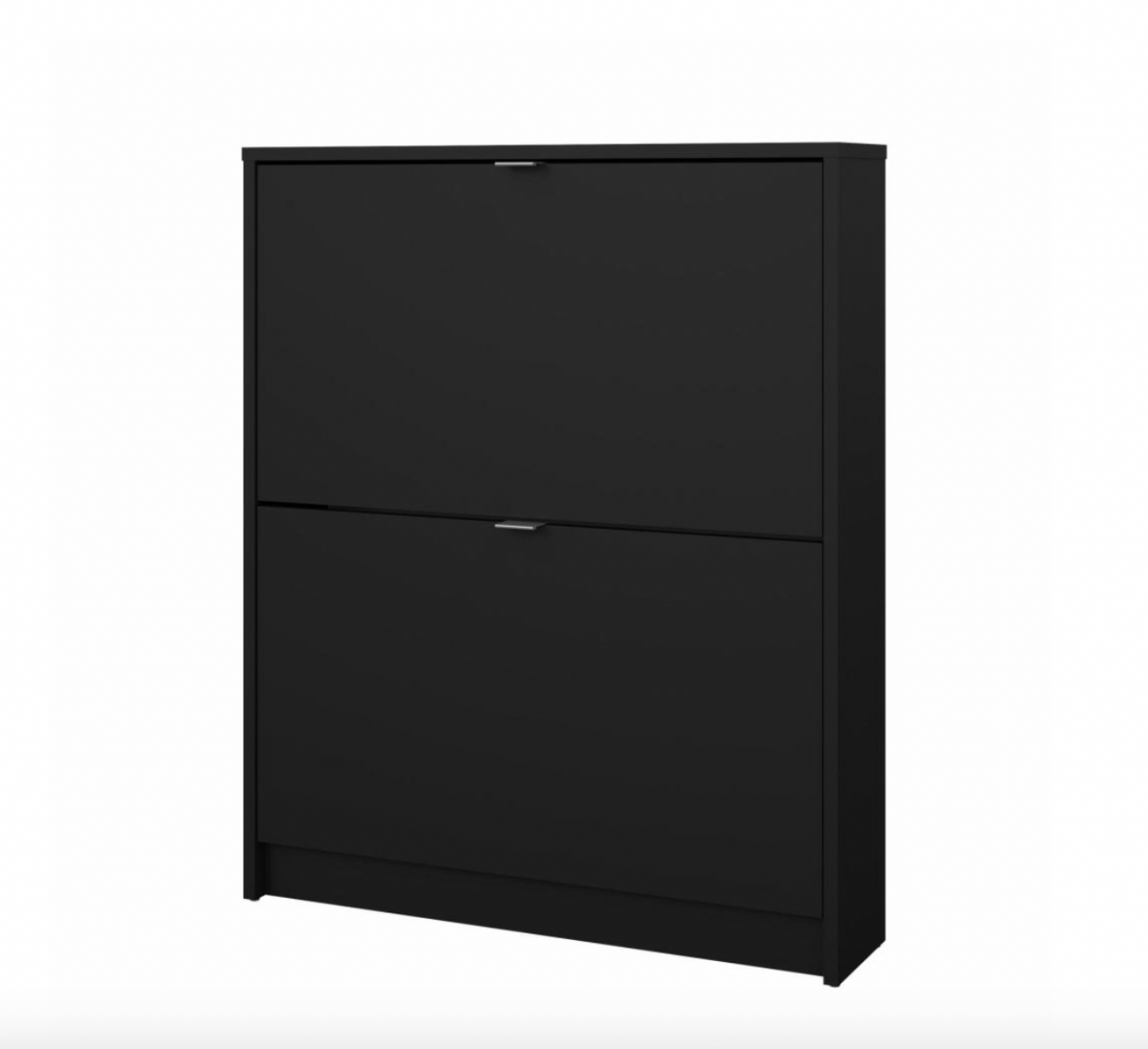 Skoskap med 2 rom + 2 lag - Black