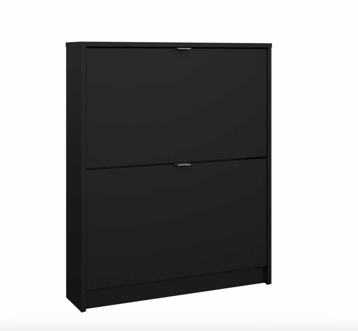 Skoskap med 2 rom + 2 lag - Black