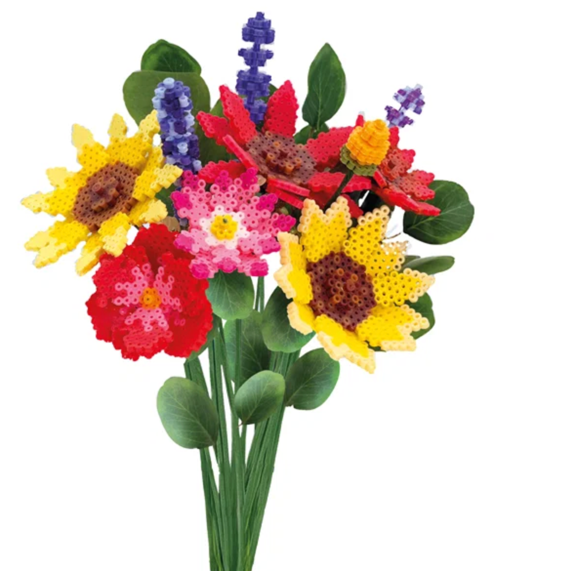 Perlebukett solsikke - 10 blomster