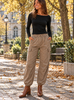 Bluse Ingrid - Sort Cashmere mix