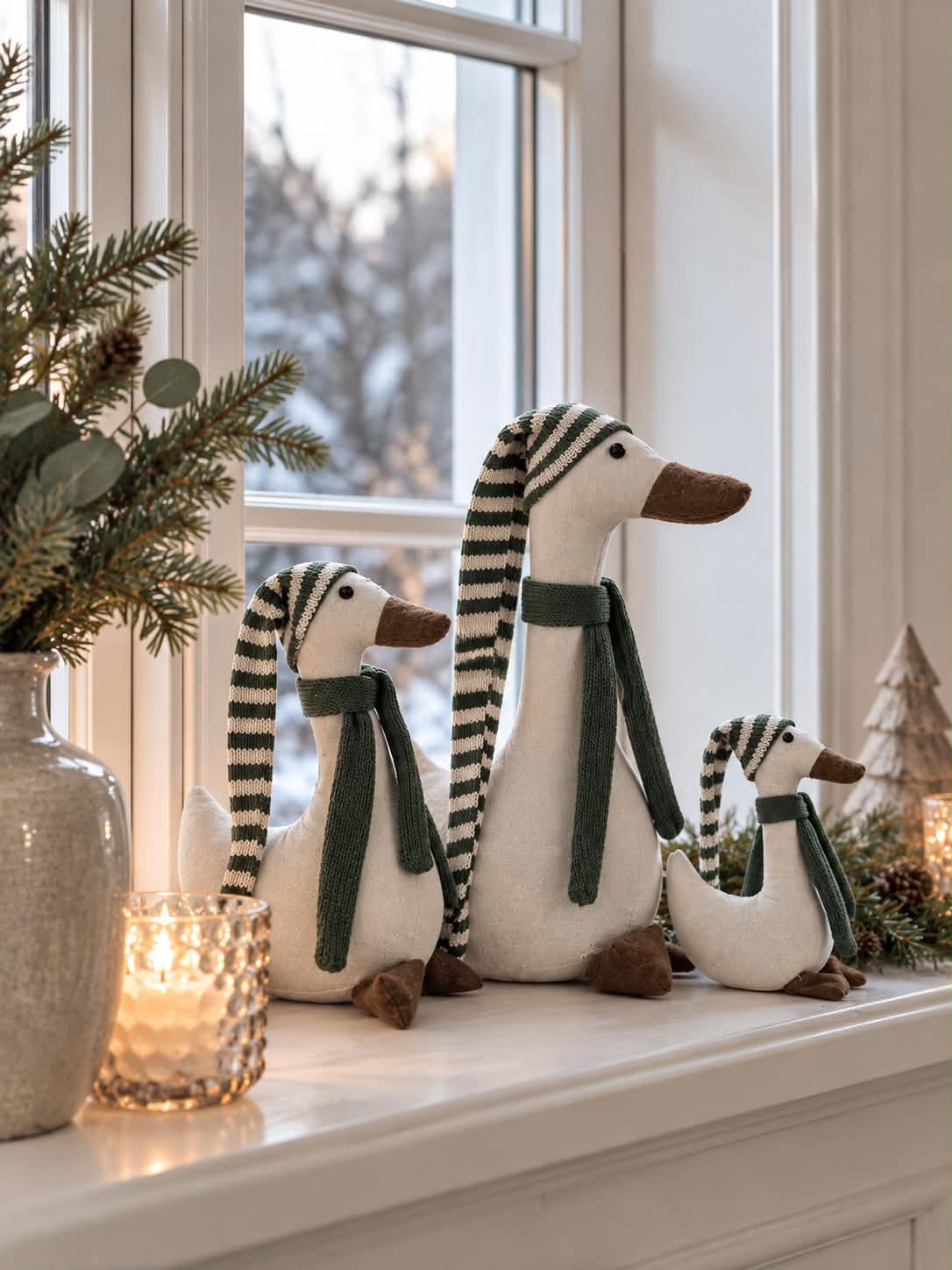 Juleand med grønn lue - Medium