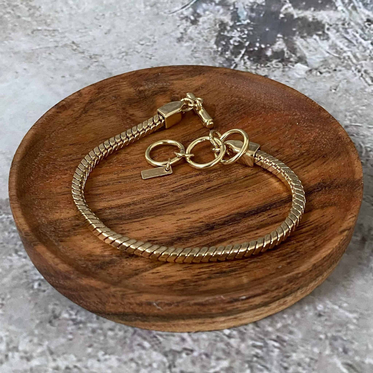 Armbånd forgyldt // Snake - VIAMAJA.DK