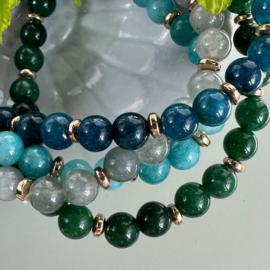 Armbånd Mollie – Green mix - VIAMAJA.DK