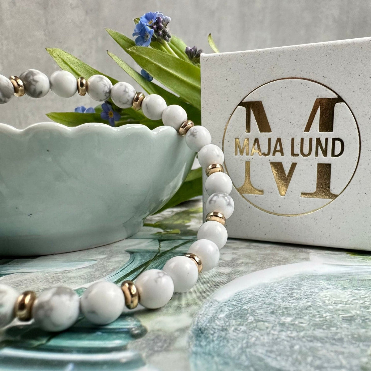 Armbånd Mollie White - VIAMAJA.DK