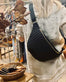 Bæltetaske NYLON – BLACK Oversize i lækker nylon kvalitet - VIAMAJA.DK