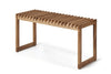 Benk med lameller - Eik