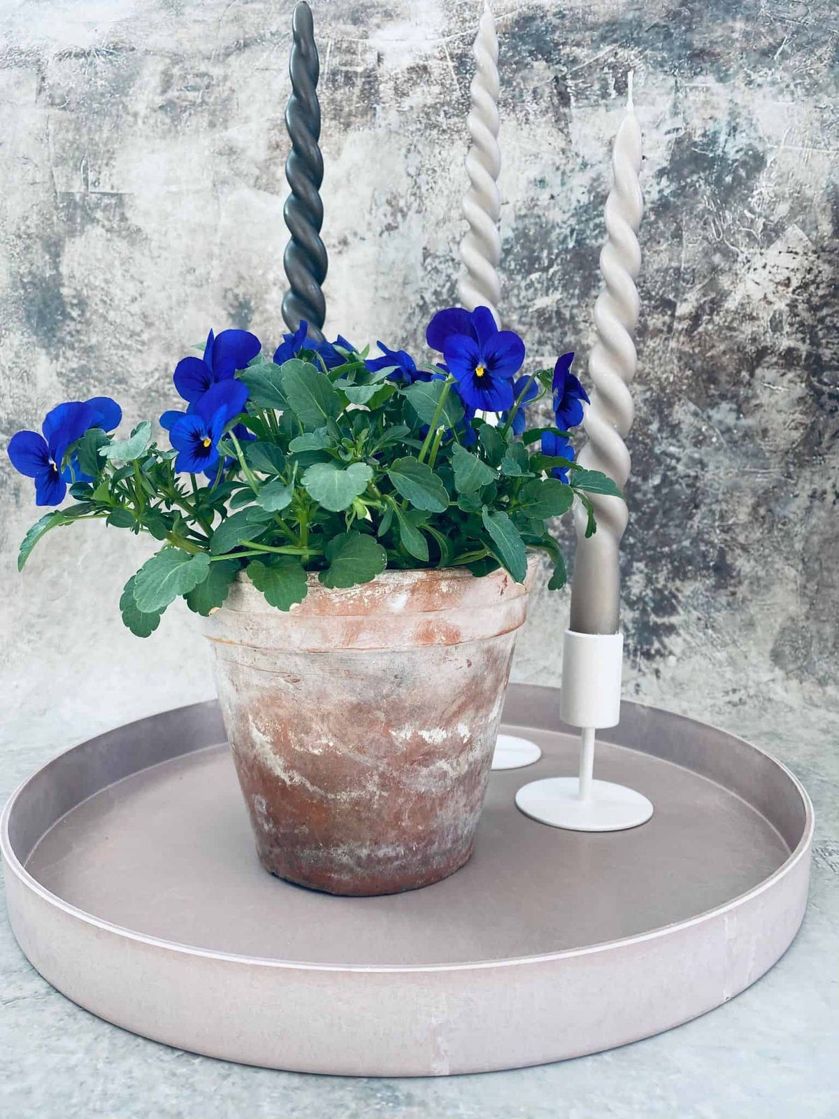 Bakke - Duset Rosa / Beton look - Stor - VIAMAJA.DK