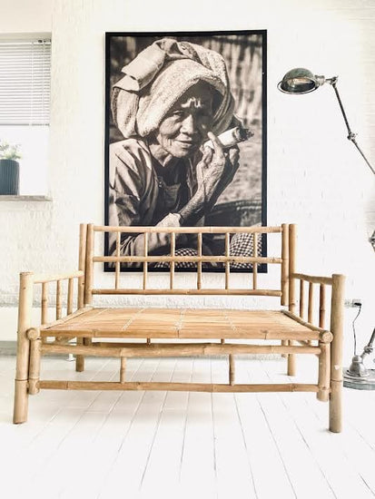 Bambus Sofa - 120cm - AFHENTER TILBUD - VIAMAJA.DK