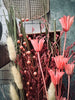 Blomster mix kasser - Natur / rosa