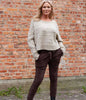 Bukser COMFY – Choko fløyel – One Size