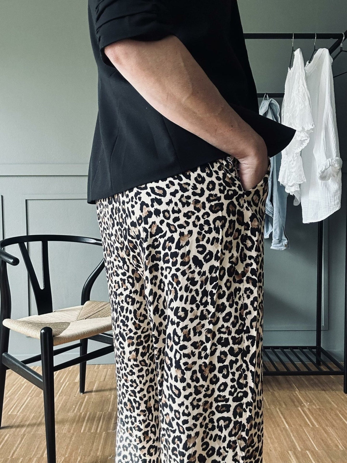Bukser Leopard Loose fit - VIAMAJA.DK
