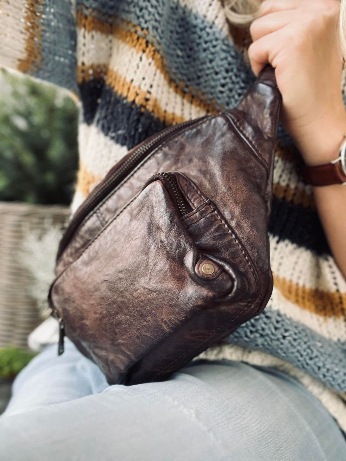 Bumbag CLASSY - Winter brown - VIAMAJA.DK
