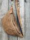 Bumbag flettet læder - Nature - VIAMAJA.DK