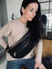 Bumbag XL MIRA - Mykt skinn med gullglidelåser