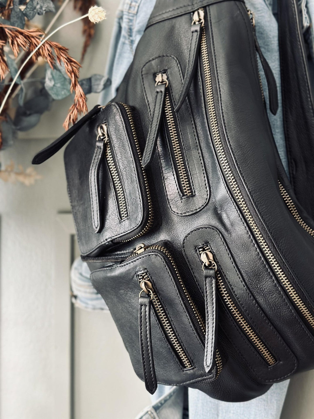Bumbag XL Raw - Black m. Gunmetal - VIAMAJA.DK