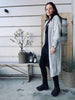 Cardigan Lilly – Lang Grå – One Size