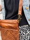 Crossbody - CHIC cognac - VIAMAJA.DK