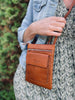 Crossbody / mobilveske - Nordic Cognac