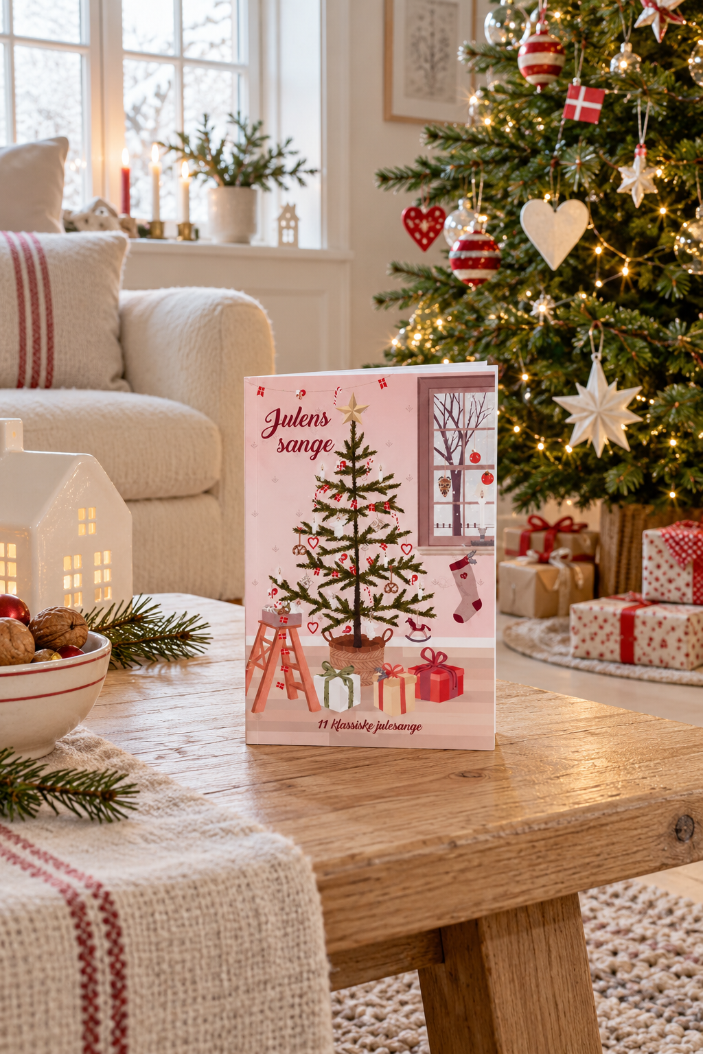 Julesanghefte med danske julesanger - 4 stk – Julens sanger