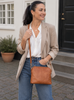 Crossbody-clutch ALICE Cognac