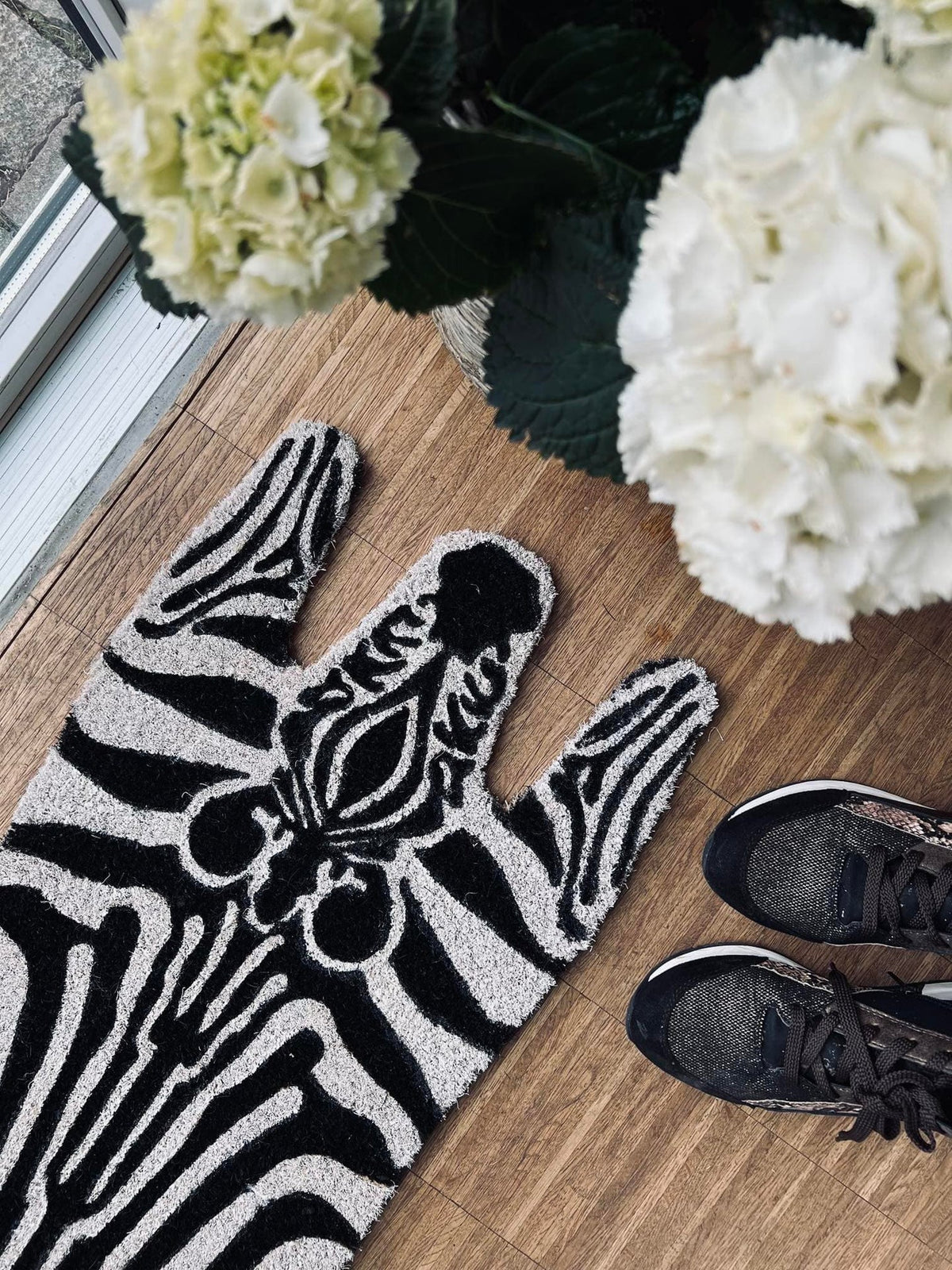 DØRMÅTTE 40x75 ZEBRA Kokos - VIAMAJA.DK