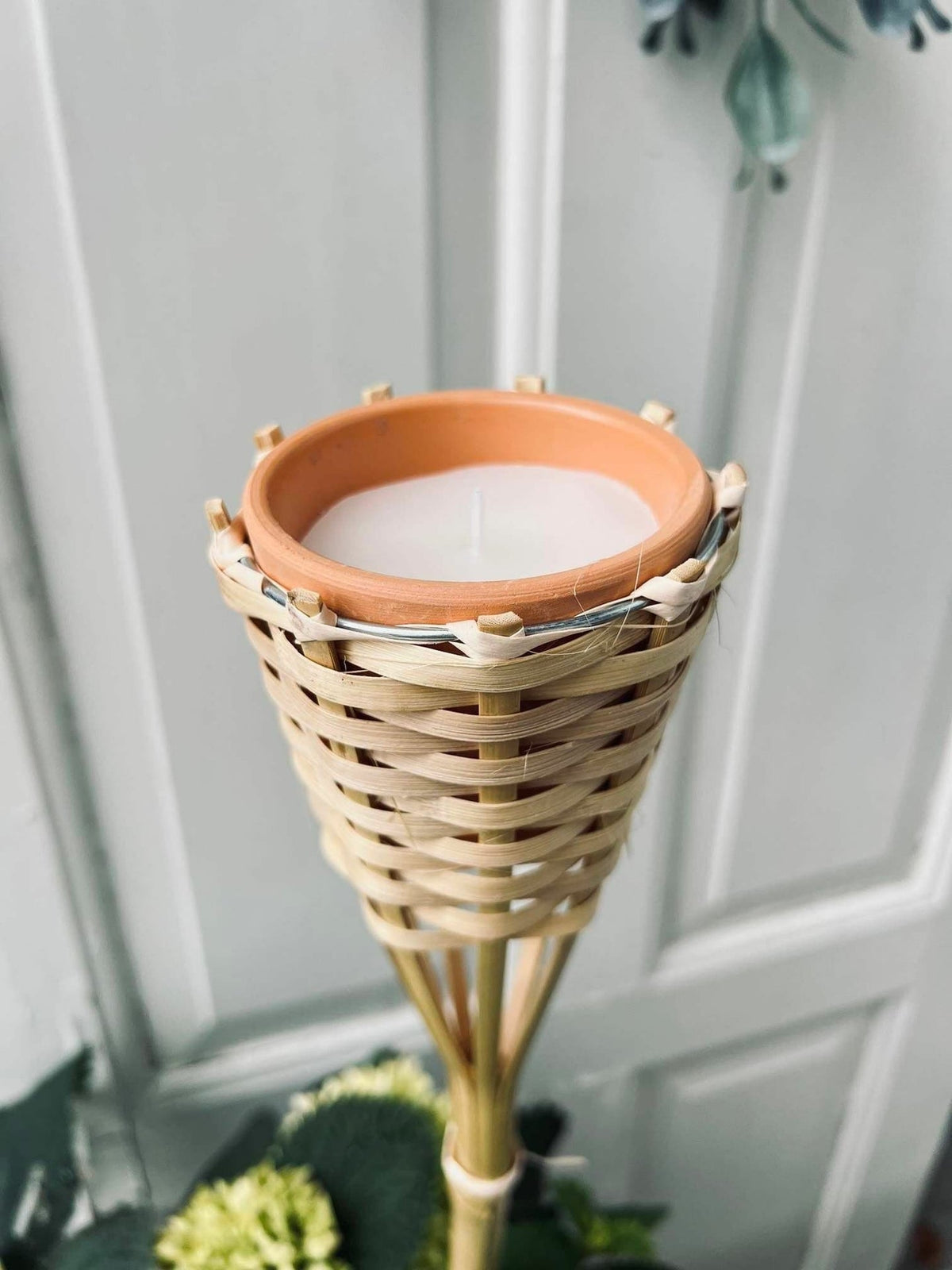 Fakkel med myggelys - Citronella 76cm - Sæt af 2 stk - VIAMAJA.DK
