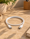 Ladekabel USB-C til USB-C - 1 m hvit