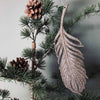 Fjær glitter champagne
