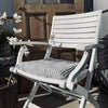 Futon pute - Blå / Hvit 40x40