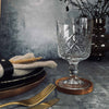 Glassbrikke / Coaster - oljet akasietre