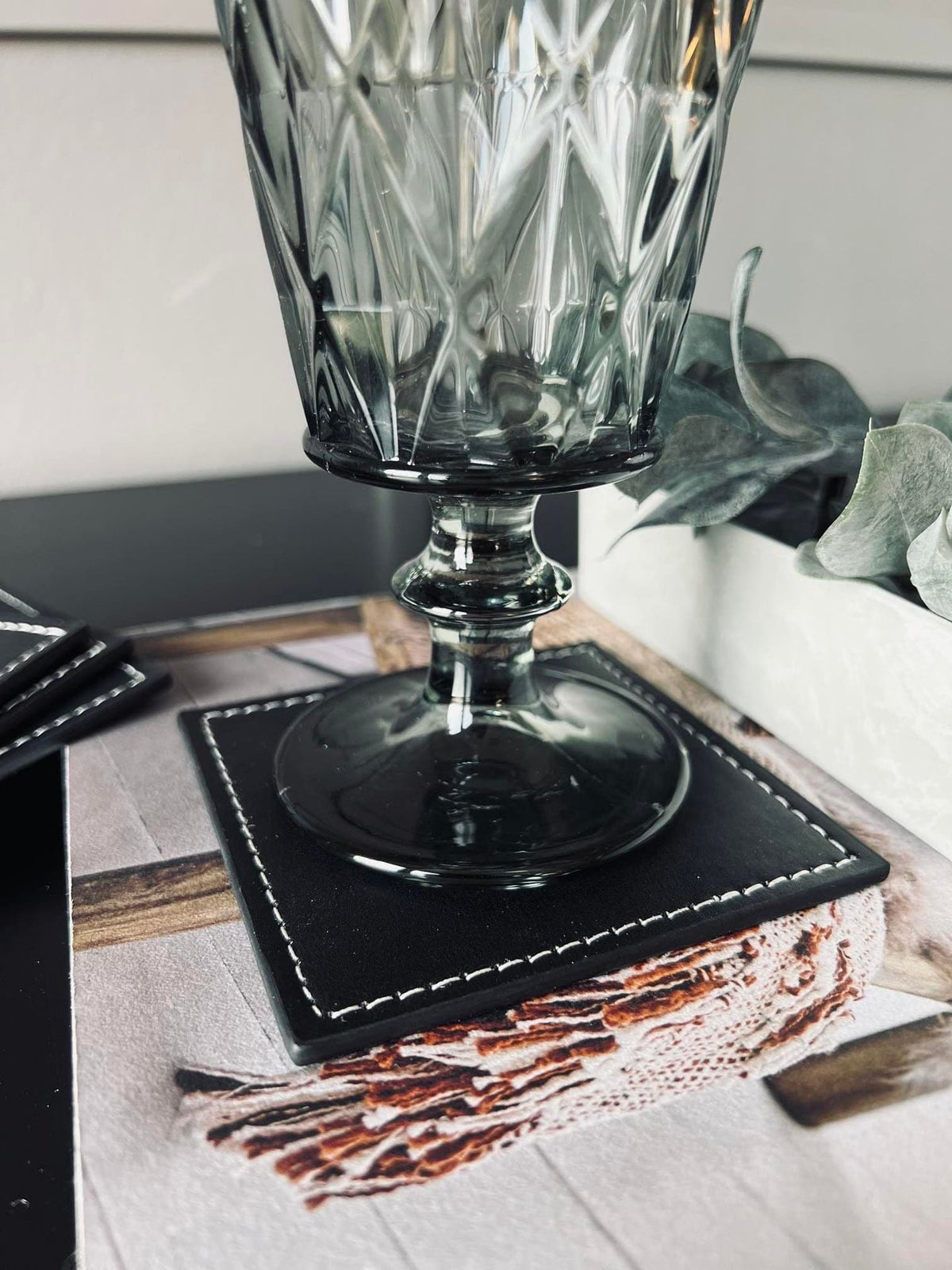 Glasbrikker - 4 stk 10x10 cm - VIAMAJA.DK