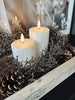 Girlande med glitter - 150 cm Brun