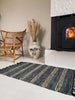 Gulvteppe i flettet skinn – 60x90cm