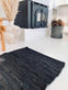 Gulvtæppe i skind – Sort 70X200cm - VIAMAJA.DK