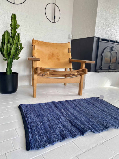 Gulvtæppe JEANS 60x90cm - VIAMAJA.DK