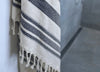 Hamam-håndkle – Svart / Off White – 90×180